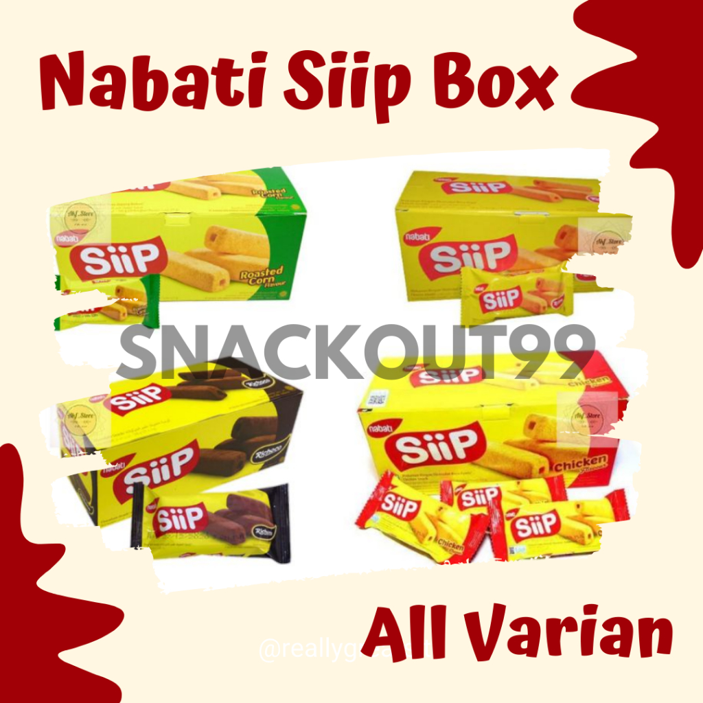 Jual Nabati Siip Box All Varian 6 gram x 20 pcs | Shopee Indonesia