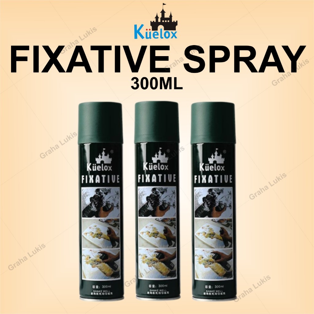 Jual KUELOX FIXATIVE SPRAY 300ML Shopee Indonesia
