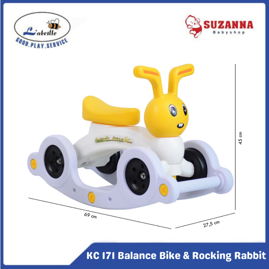 Jual Labeille KC 171 Balance Bike & Rocking Rabbit | Shopee Indonesia