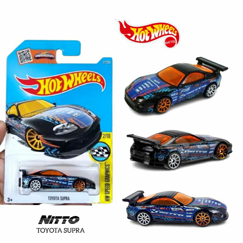 Jual Hot Wheels Toyota Supra Nitto Blue Black | Shopee Indonesia