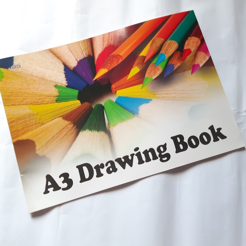 Jual Buku Gambar Merek KIKY A3 // Buku Gambar A3 // Harga Untuk 1 PACK