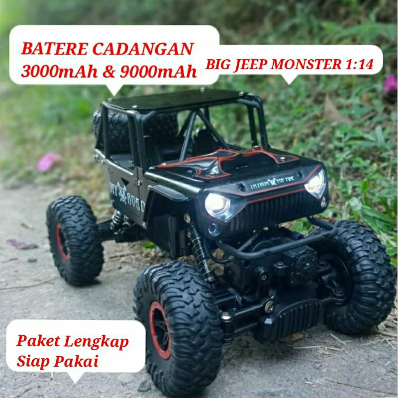 Jual Mainan Mobil Remot Kontrol Rc Offroad Upgrade Batere Remote