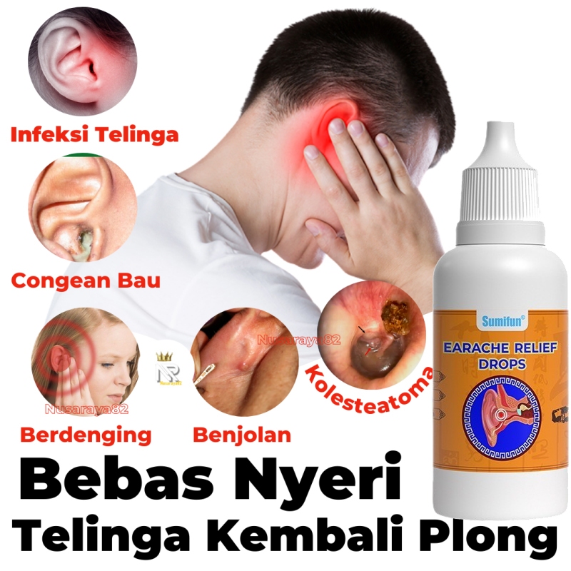 Jual Obat Tetes Telinga Gatal Radang Telinga Berair Budeg Berdengung ...