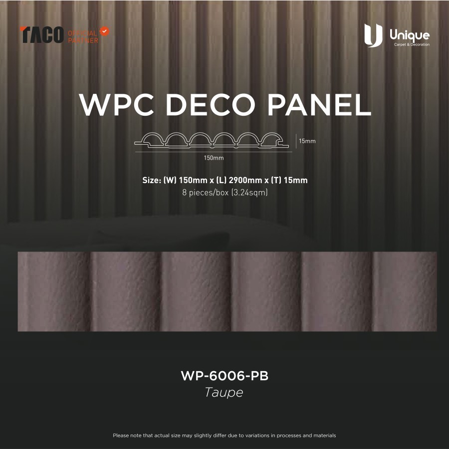 Jual Taco WPC Deco Panel Series / Wallpanel Dekorasi Dinding 3D Modern ...