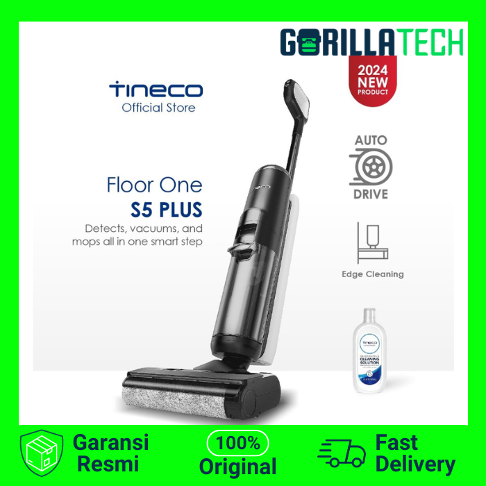 Jual Tineco Floor One S5 Plus Smart Wet Dry Cordless Stick Handheld ...