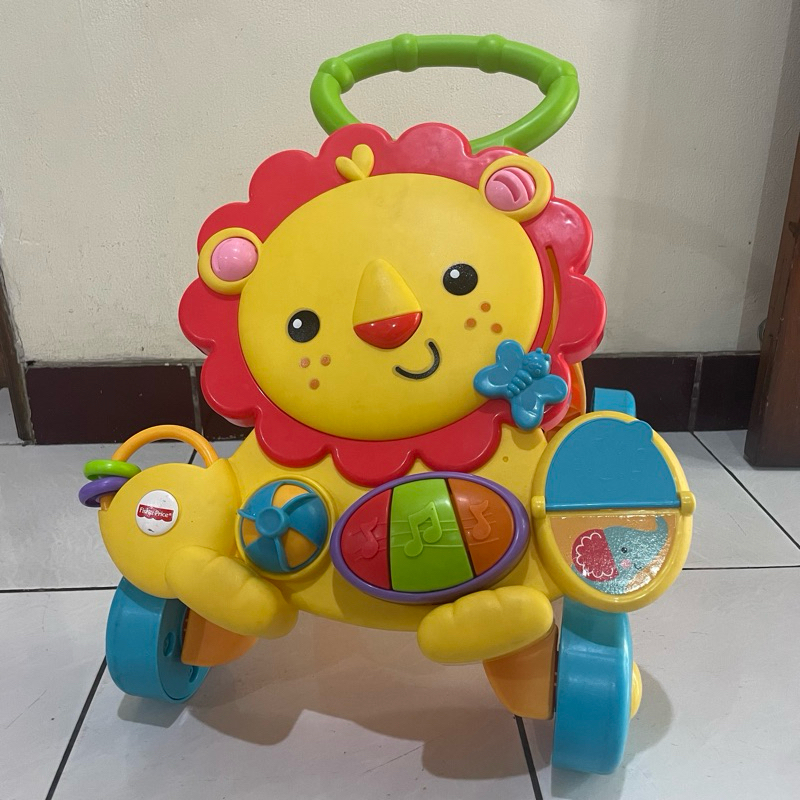 Jual Push Walker Lion Fisher Price | Shopee Indonesia