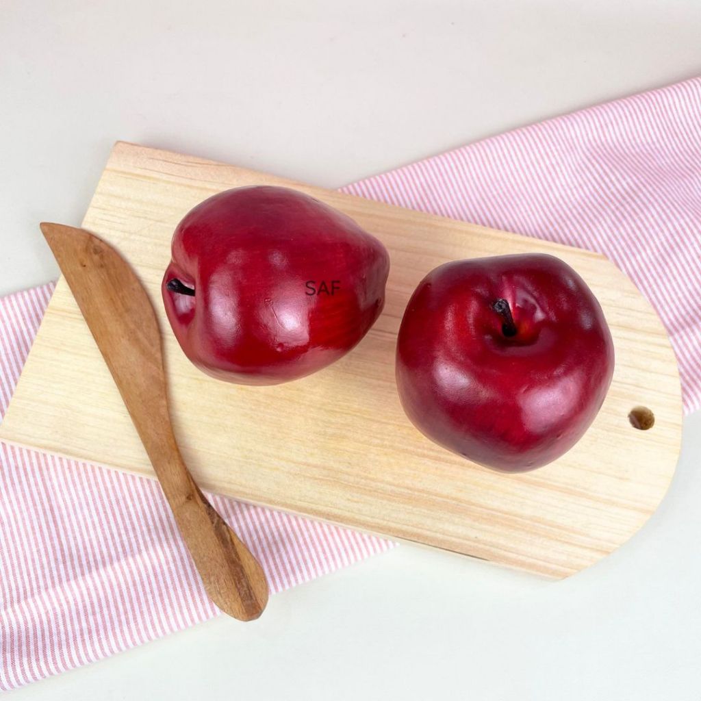Jual SAF Buah Apel Merah Palsu - Fake Apple Artificial Fruit Properti ...