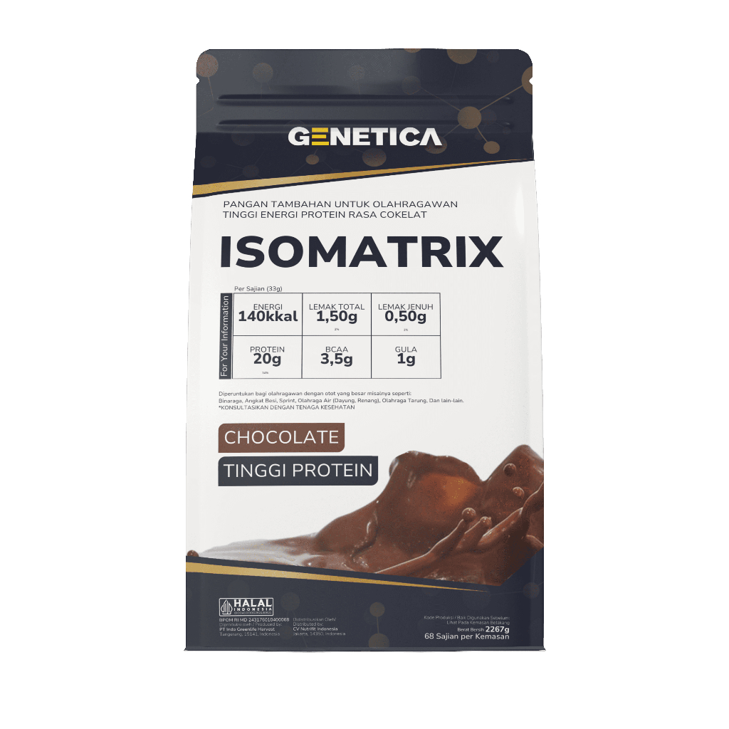 Jual GENETICA Isomatrix 5 lbs 2267 gram - Whey Protein with Isolate ...