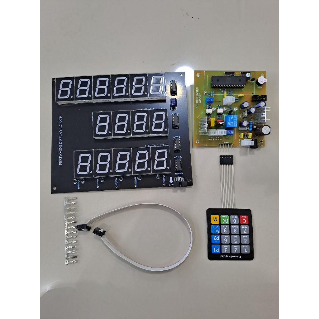 Jual Set CPU Pom Mini AC/DC Display 7 Segmen Merah & Hijau Keypad ...