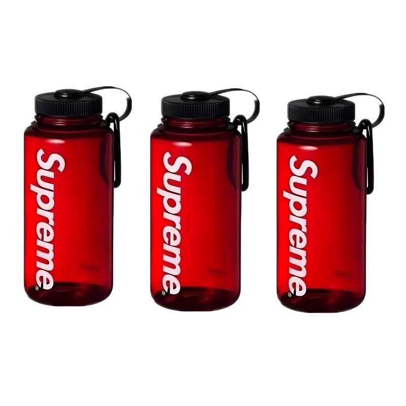 Jual Supreme x Nalgene Logo Print Water Bottle | Shopee Indonesia