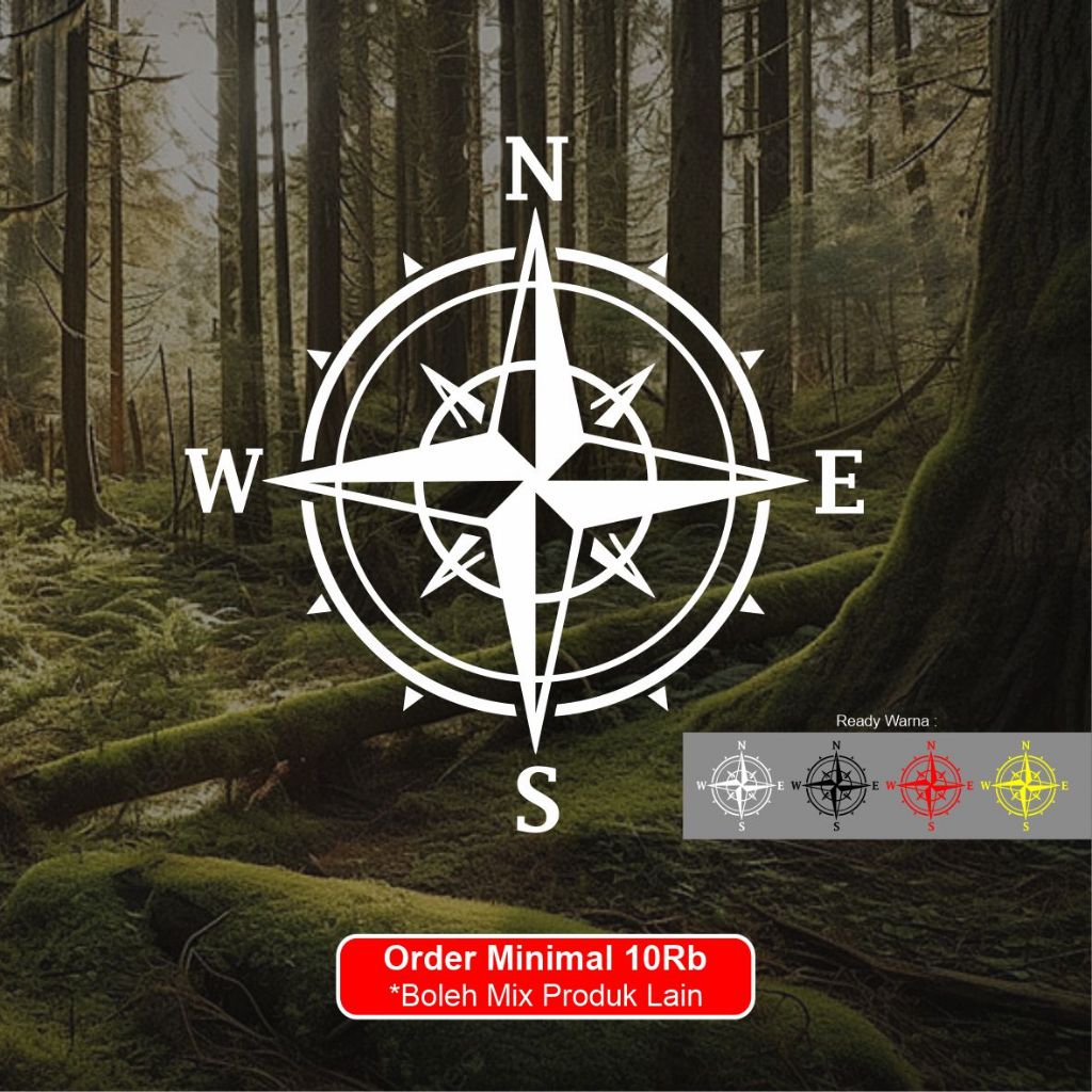 Jual STICKER COMPASS CUTTING TANPA BACKGROUND | Shopee Indonesia