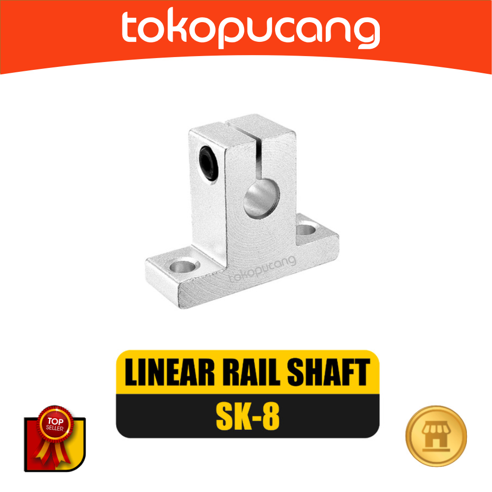 Jual LINEAR RAIL SHAFT SUPPORT SK8 HIGH QUALITY ALUMINUM CNC PARTS 8MM ...
