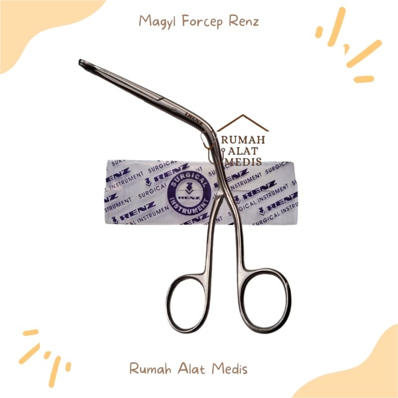 Jual Magil Forcep RENZ Infant / Child / Adult / Magyl Forceps Intubasi ...