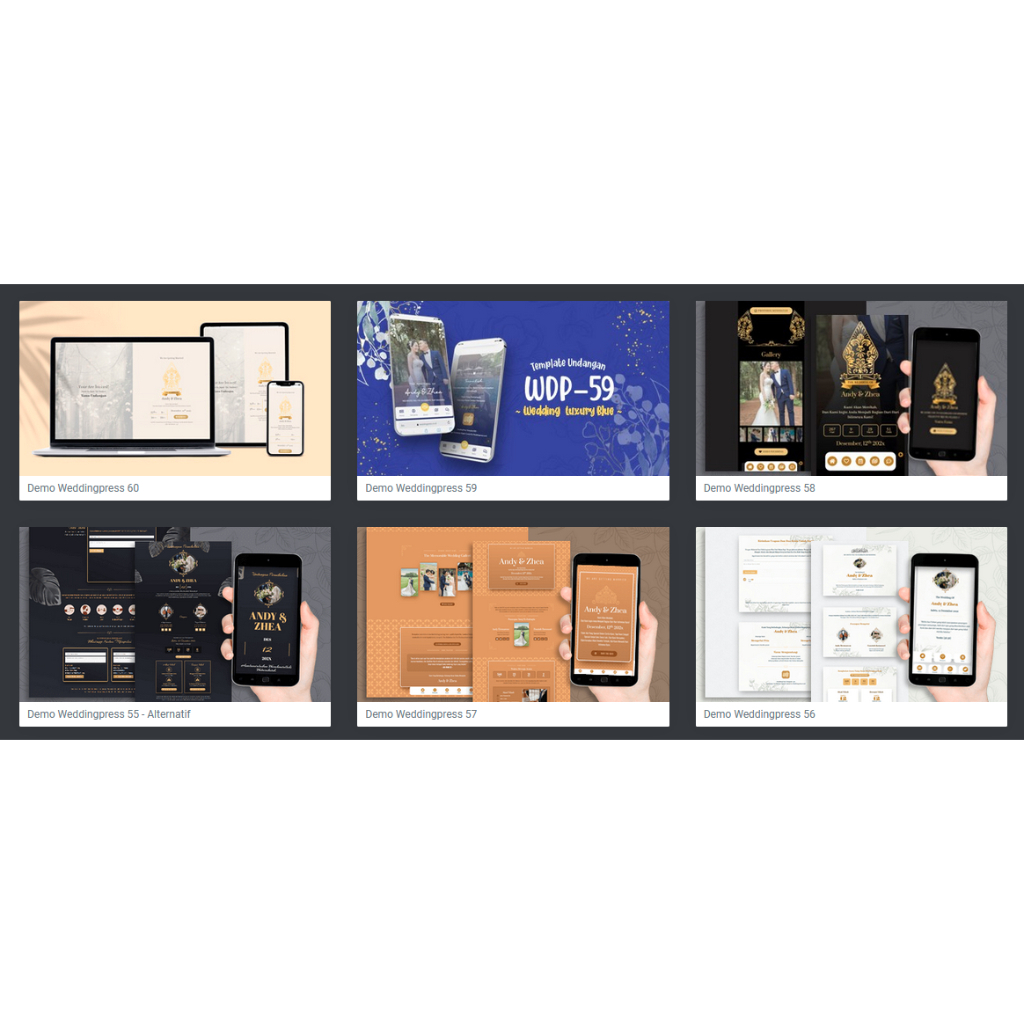 Undangan Digital Website Pernikahan Promo