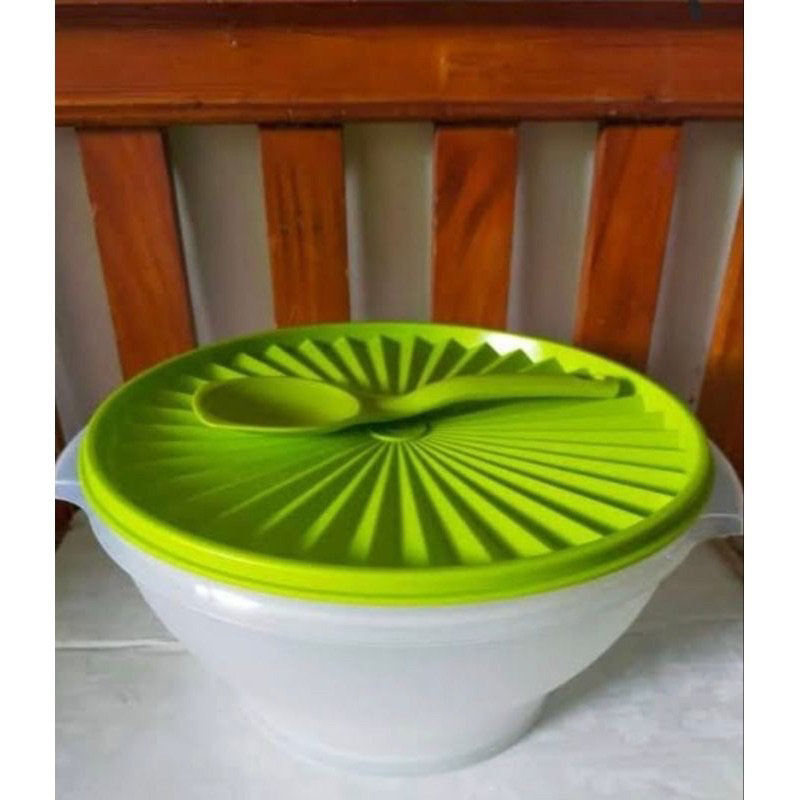 Jual large rice bowl 3.5L Tupperware New Tempat Bakul Nasi Tupperware ...