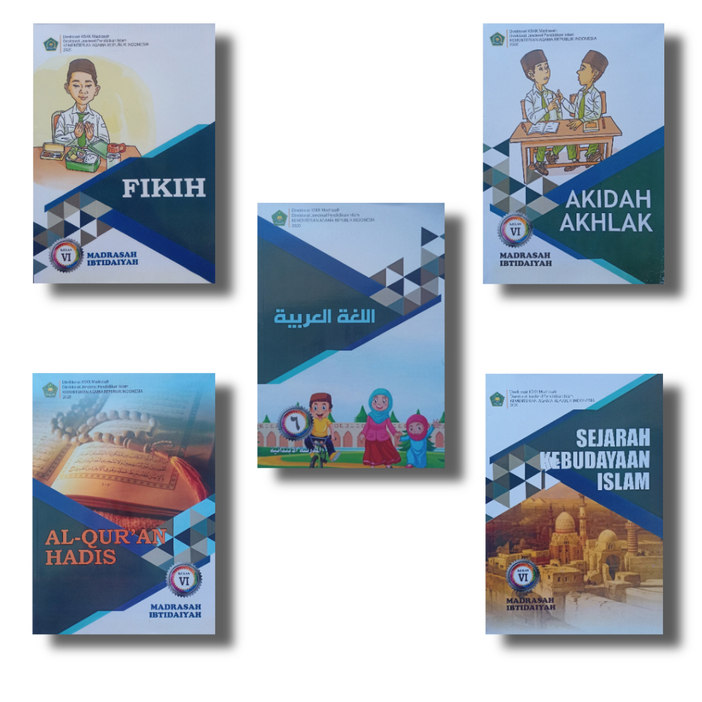 Jual Buku Madrasah Ibtidaiyah Kelas 6 MI Akidah akhlak Sejarah ...