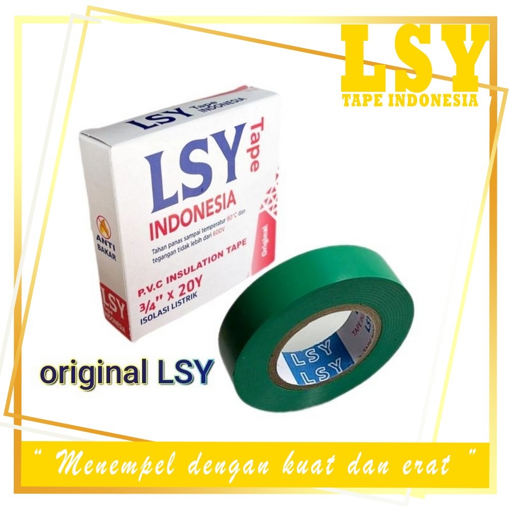Jual LSY Isolasi Kabel 16mm x 18meter | Isolasi Listrik PVC Insulation ...