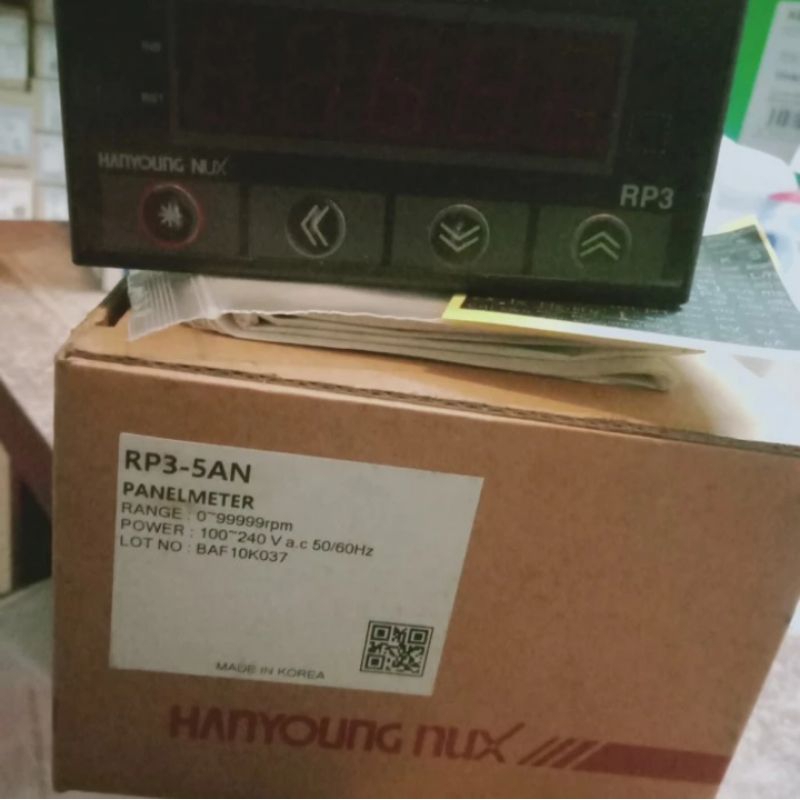 Jual PANEL METER RP3-5AN HANYOUNG NUX/PULSE METER ORIGINAL ASLI ...