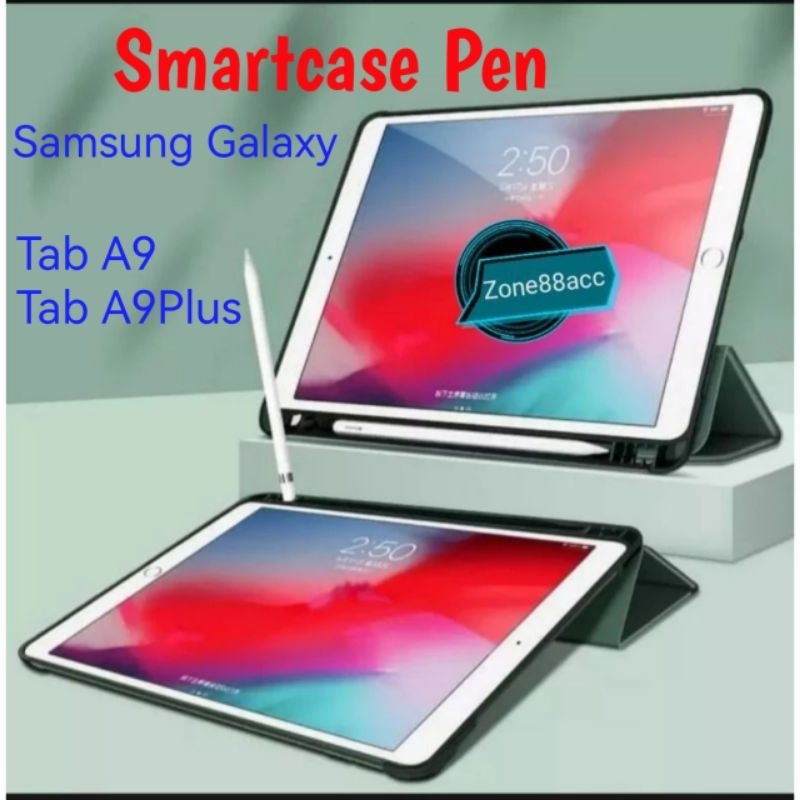 Jual Smartcase Samsung Galaxy Tab A9 Plus Case slot pen Casing