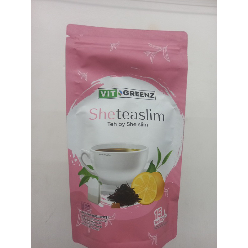 Jual VITGREENZ SHE TEA SLIM @15sachet | Shopee Indonesia