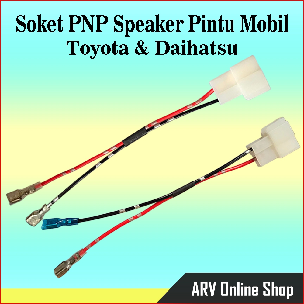 Jual Kabel Soket Pnp Speaker Pintu Mobil Toyota Daihatsu Midbass Avanza