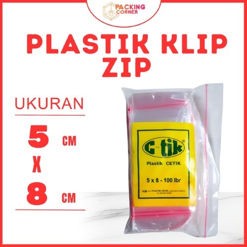 Jual Plastik Klip Bening Zip Lock Ziplock Clip Zipper Cetik Ctik Segel