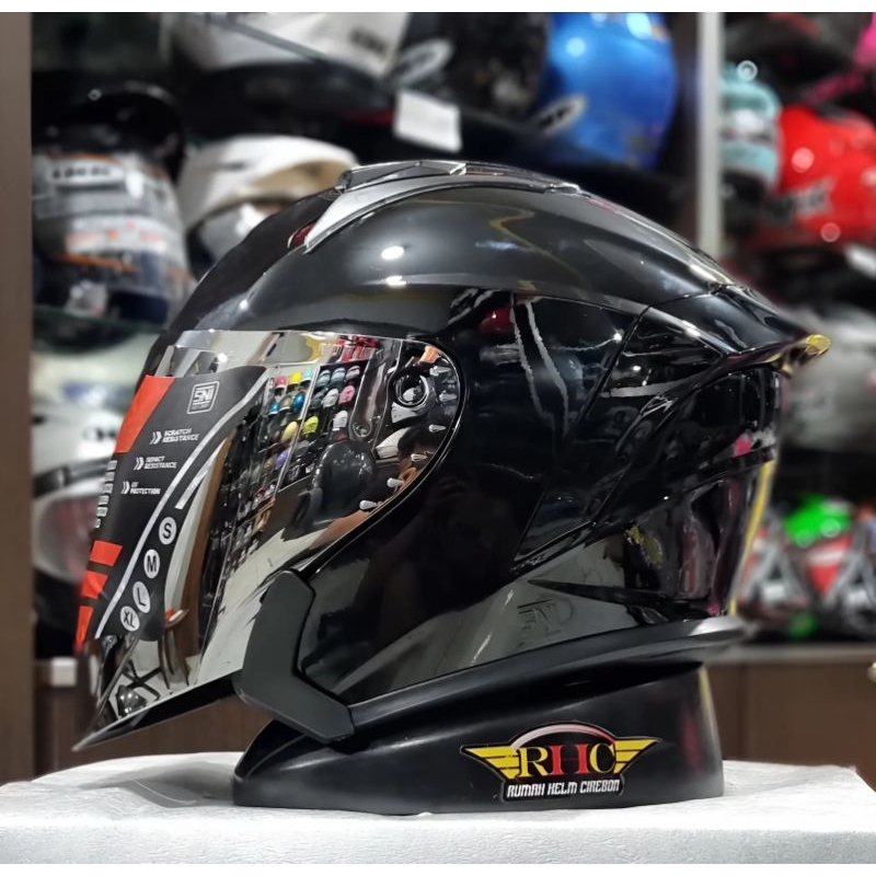 Jual HELM TERBARU R-SIX EAGLE HALF FACE SNI COD R SIX EAGLE | Shopee ...