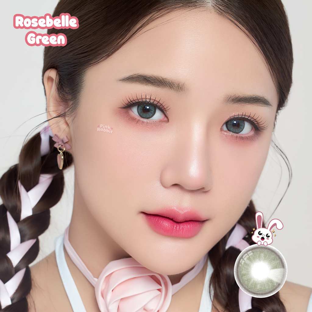 Jual PINKRABBIT SOFTLENS ROSEBELLE GREEN - Normal, Minus 0.5 s/d 10.00 ...