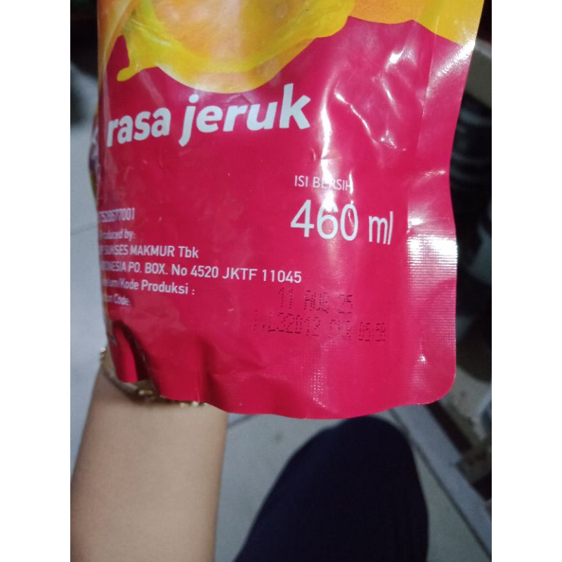 Jual Freiss squash Refill minuman rasa jeruk 460ml | Shopee Indonesia