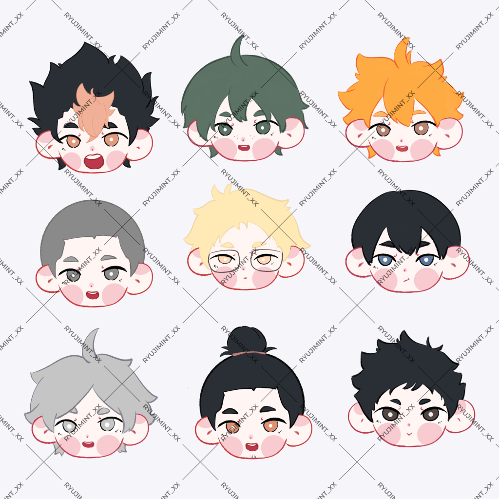 Jual STICKER HAIKYUU BY RYUJIMINT_XX | Shopee Indonesia