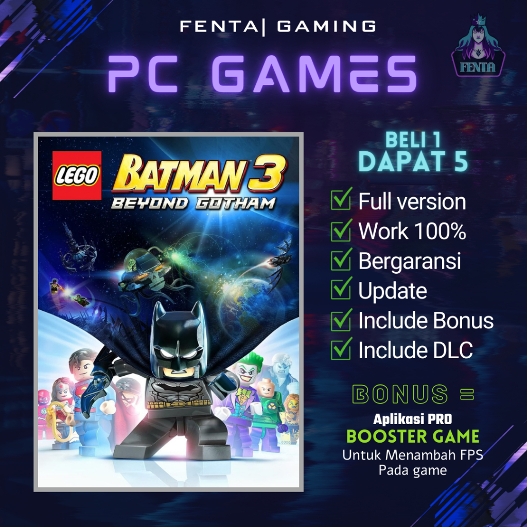 Jual LEGO BATMAN 3 BEYOND GOTHAM PREMIUM EDITION - GAME PC - GAME ...