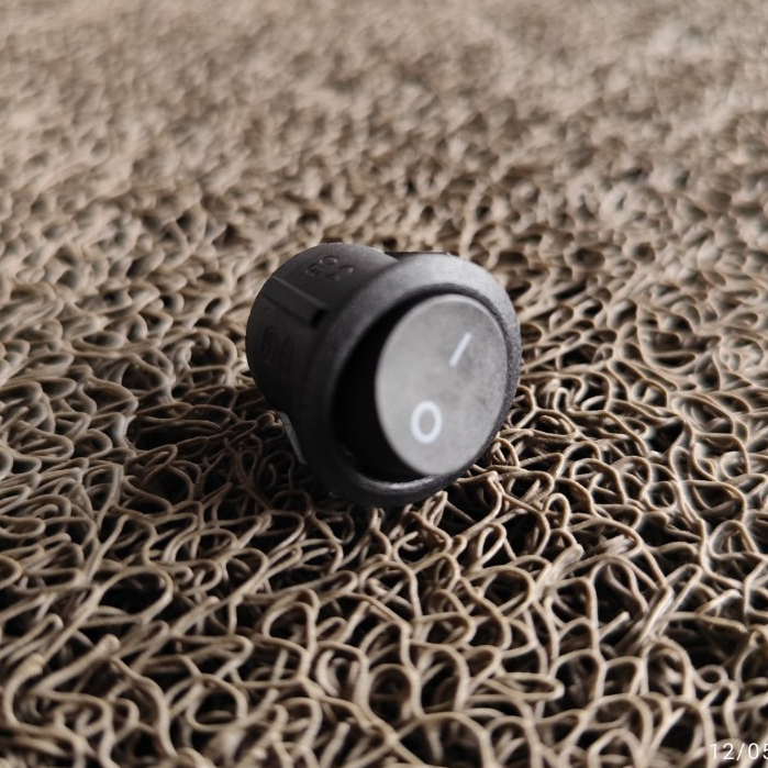 Jual Saklar Rocker Bulat Besar 20mm 2cm Switch ON - OFF 2 Pin / Switch ...