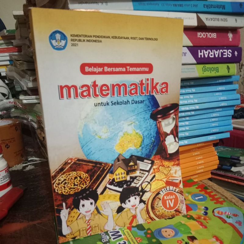 Jual buku Matematika SD kelas 4 volume 1 penerbit kementerian | Shopee ...
