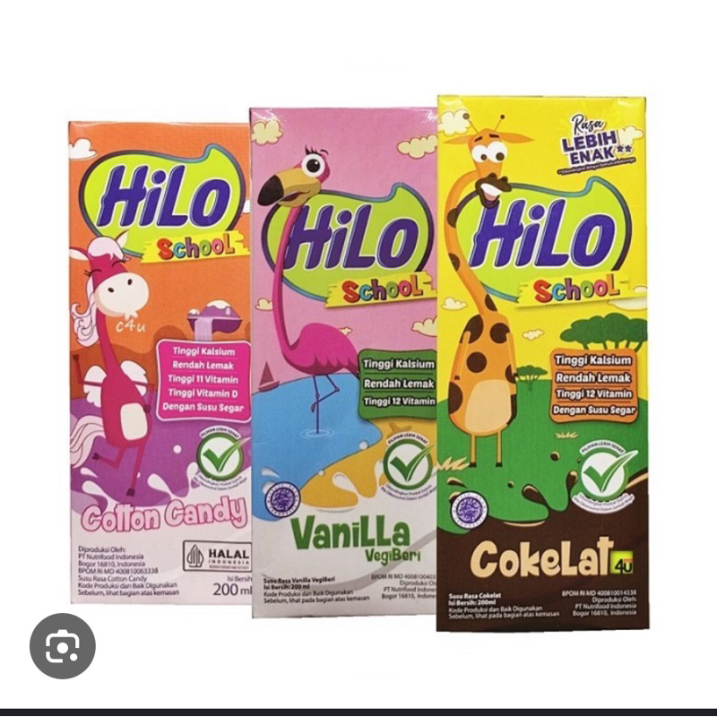 Jual HILO School UHT 200ml aneka rasa | Shopee Indonesia