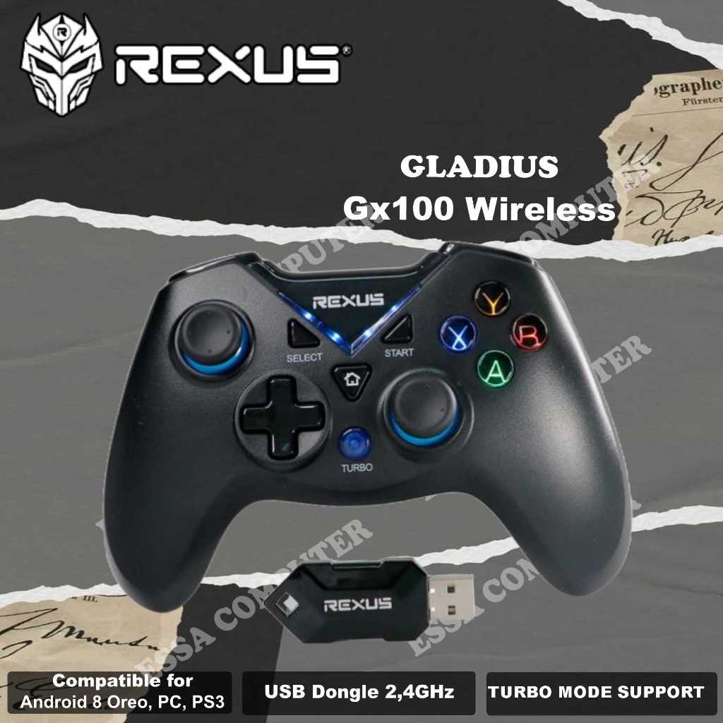 Jual Rexus Gladius Gx Wireless Gamepad Rexus Gx Gx Hitam Shopee Indonesia