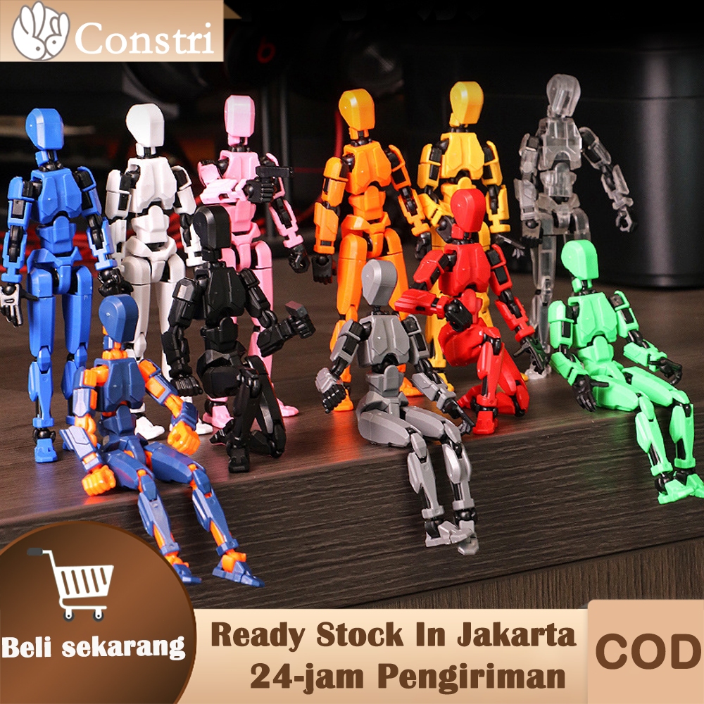 Jual Action Figure Model 13 Boneka Bergerak Multi-sambungan Cetak 3D ...