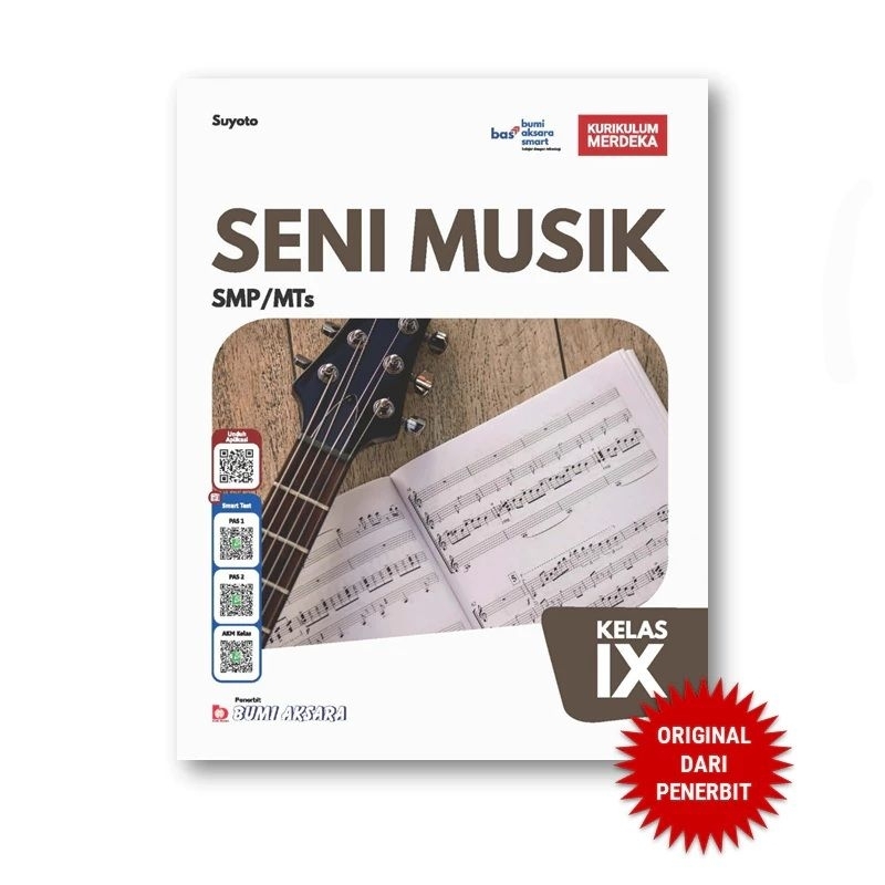 Jual Bumi Aksara SENI MUSIK SMP MTS Kelas 9 IX Kurikulum Merdeka ...