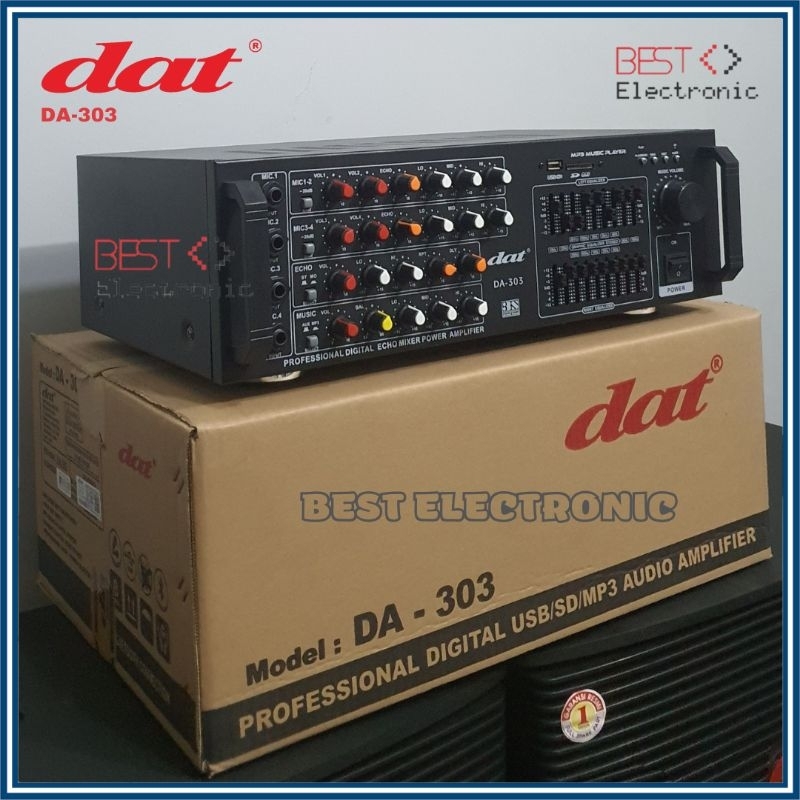Jual AMPLI KARAOKE DIGITAL EQUALIZER BLUETOOTH AMPLIFIER TREBLE BASS ...