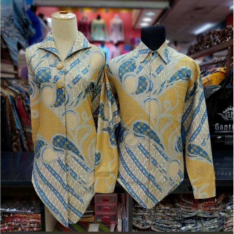 Jual Baju Batik Tunik Bahan Katun Halus Batik Couple Batik Full Lapisan ...