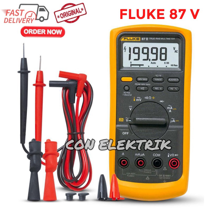 Jual FLUKE-87-5 Fluke Datasheet PDF Technical Specs Multitester ...