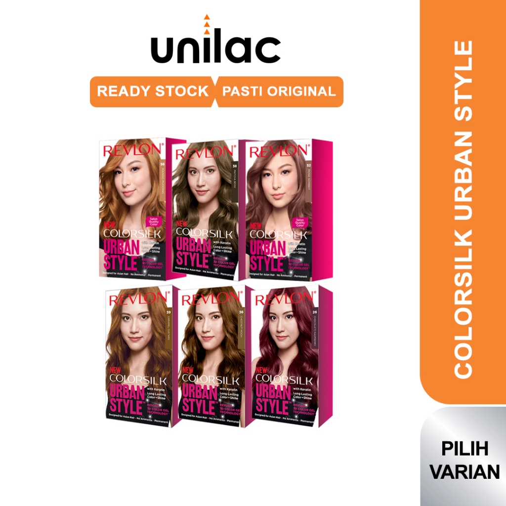Jual Revlon Cat Rambut Colorsilk Urban Style Hair Color - Revlon ...