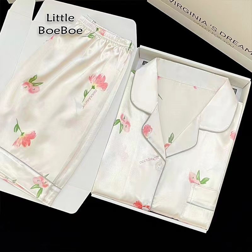 Jual LITTLE BOEBOE - Aleena Set | Piyama Wanita Celana Pendek Baju ...