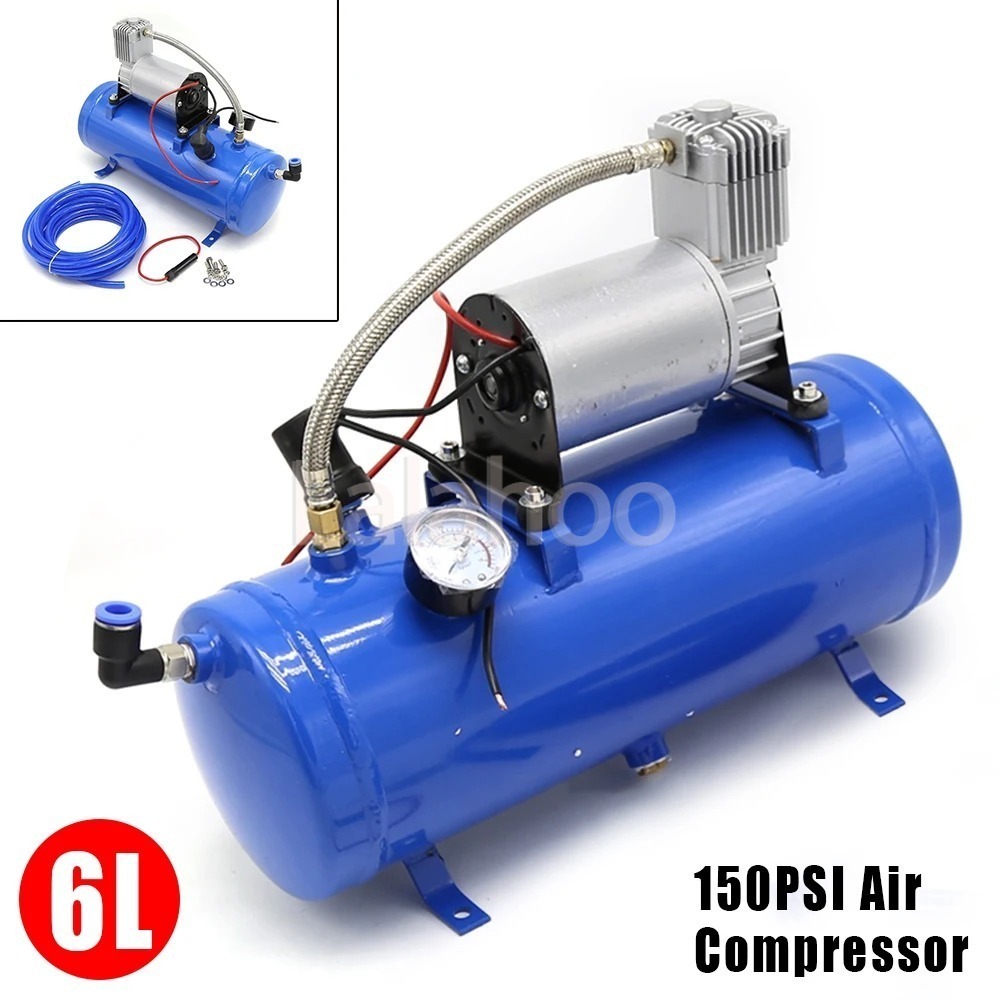 Jual Tabung Kompresor Angin Otomatis 12V 24V air suspension compressor ...