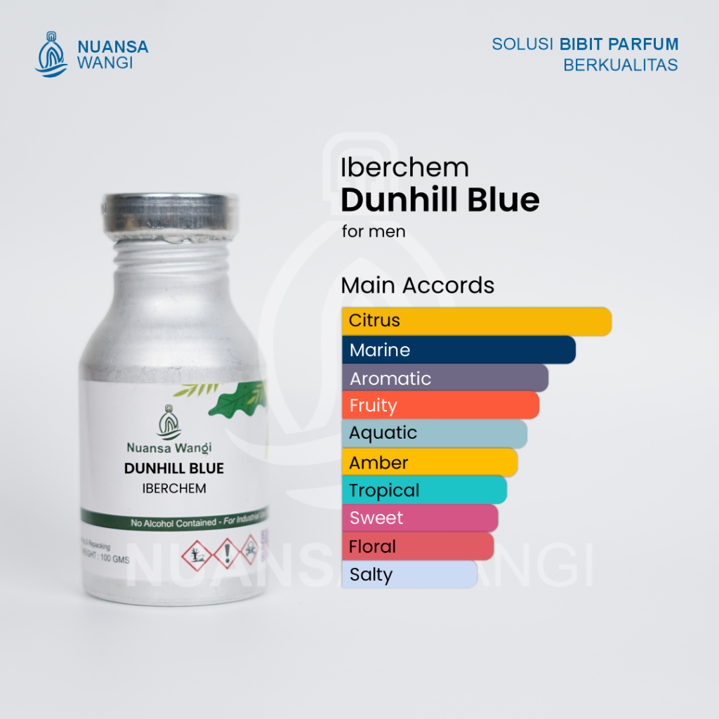 Jual DUNHILL BLUE BIBIT PARFUM MURNI 100 ML BY IBERCHEM | Shopee Indonesia