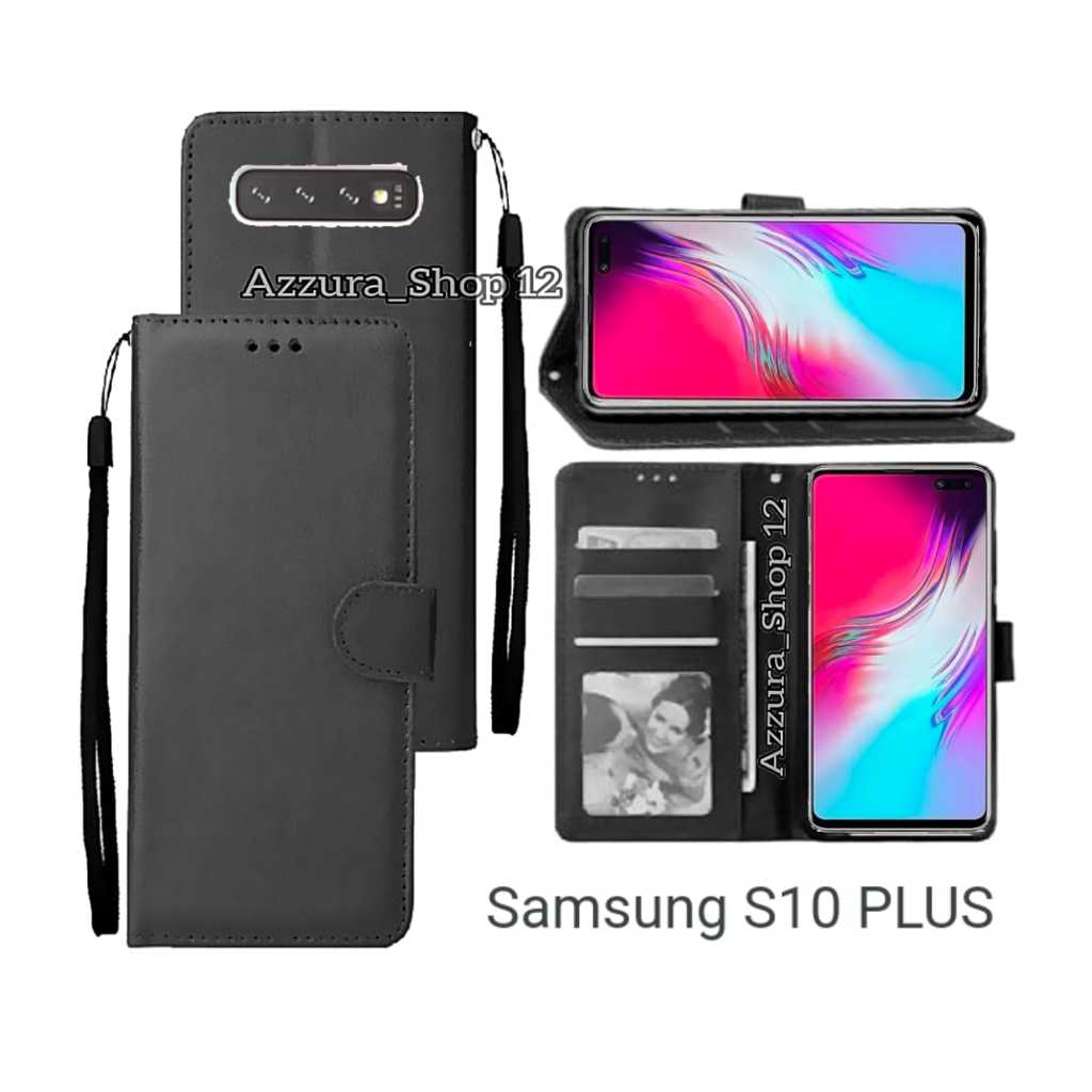 Jual Case Flip SAMSUNG GALAXY S10 PLUS Soft Case Flip Wallet Flip