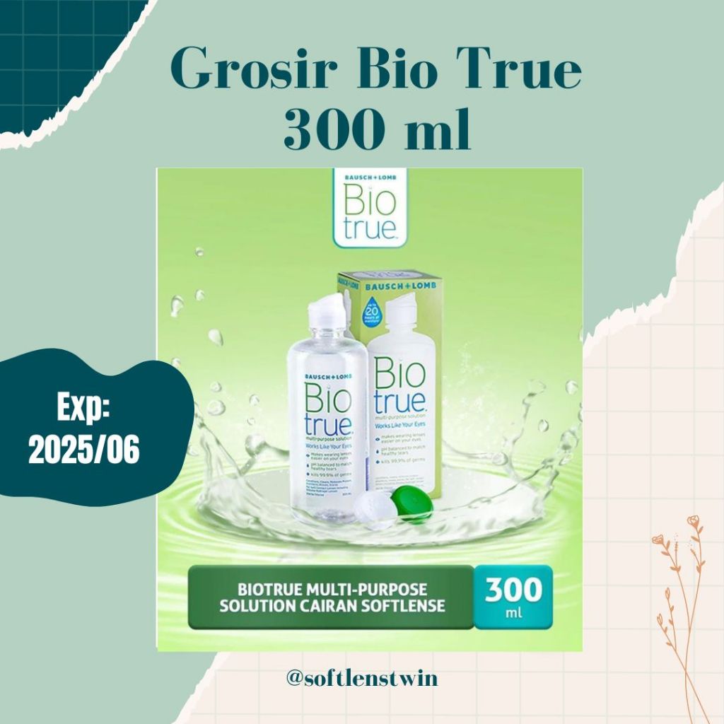 Jual GROSIR CAIRAN SOFTLENS BIO TRUE 300ML | Shopee Indonesia