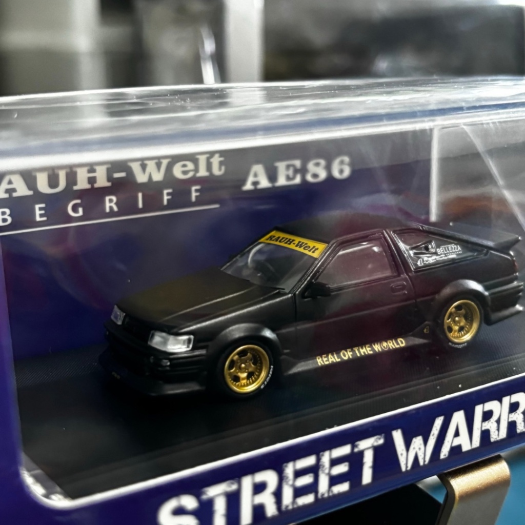 Jual Street Warrior Toyota AE86 RWB Rauh Welt Begriff Matte Black ...