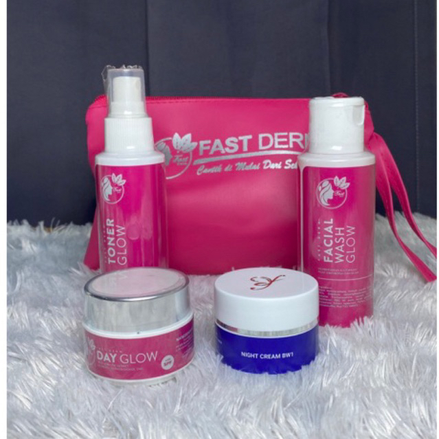 Jual PAKET BW1 FAST DERM SKINCARE/ FASTDERM GLASSKIN | Shopee Indonesia