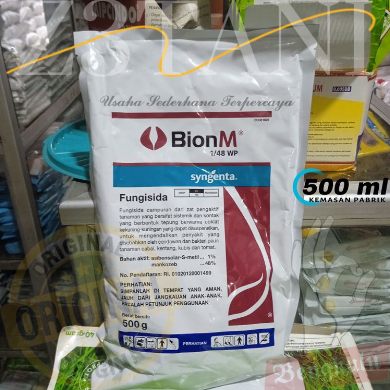 Jual Bion M Wp Gr Fungisida Protektif Pengendali Penyakit