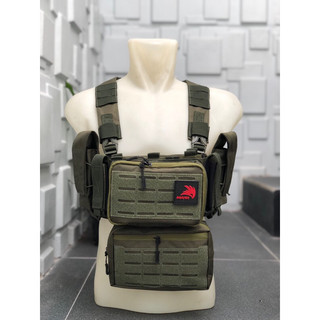 Jual Chest rig kraken hijau army tas dada latihan | Shopee Indonesia
